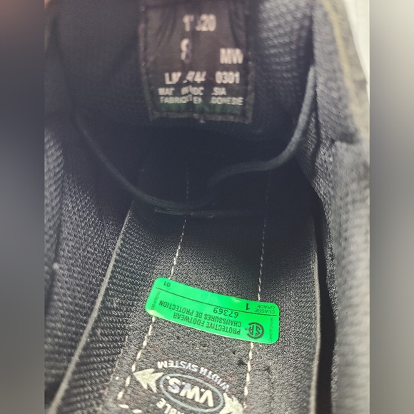 JB Goodhue steel toe black leather shoes- size 8 men's - Picture 4 of 4